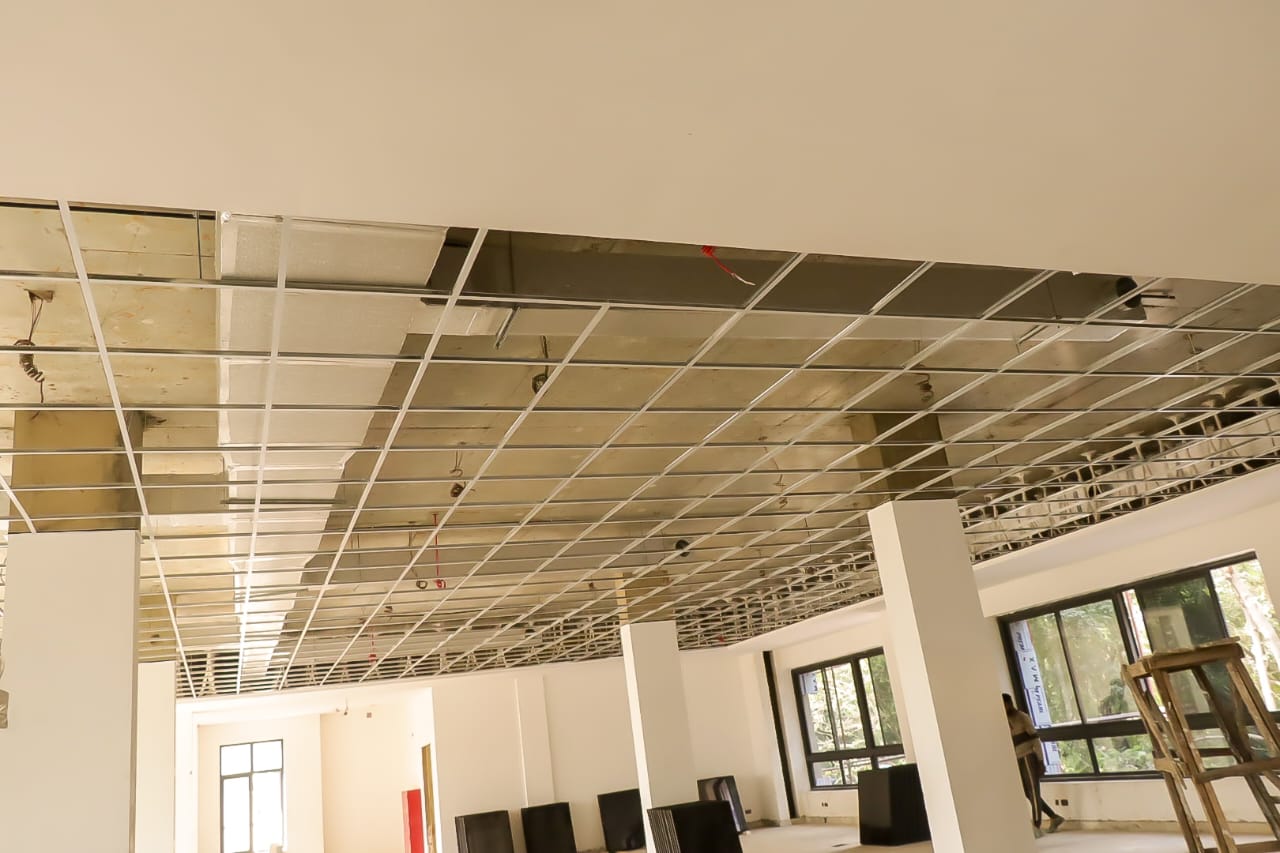 High-traffic commercial venue with central ducted systems